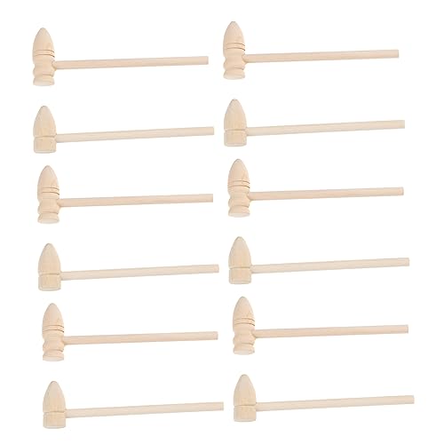 Abaodam 20St Goldenes Ei Holzhammer Spiel Steckbrett zappeln Planke entwicklung kindliche entwicklung funnytoys Minihammer für Schokolade Minihammer aus Holz hölzern Khaki Abaodam 20St Goldenes Ei Holzhammer Spiel Steckbrett zappeln Planke entwicklung kindliche entwicklung funnytoys Minihammer für Schokolade Minihammer aus Holz hölzern Khaki von Abaodam