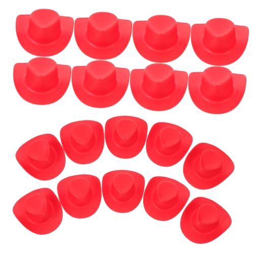 Abaodam 20St Kleiner Hut doll Accessories puppenhauszubehör Stofftier Zubehör Spielzeughut Mini-Hüte weißer Cowgirlhut Miniaturhüte für Partys Miniaturhüte basteln Plastik rot Abaodam 20St Kleiner Hut doll Accessories puppenhauszubehör Stofftier Zubehör Spielzeughut Mini-Hüte weißer Cowgirlhut Miniaturhüte für Partys Miniaturhüte basteln Plastik rot von Abaodam