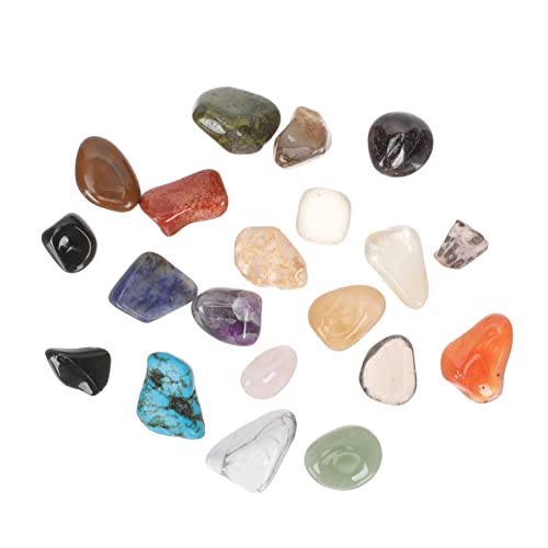 Abaodam Pädagogische Felsen 20pcs Polierte Edelsteine ​​kristall Set Felsen Für Kinder Wissenschaft Lernen Familie von Abaodam