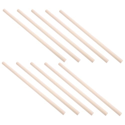 Abaodam 20St Rhythmusstock musikinstrumente musikalisches Handtrommel Klebestift kabelloser Kleber klebt Kleber Trommelstöcke Musikstock musikalische Birke Beige von Abaodam