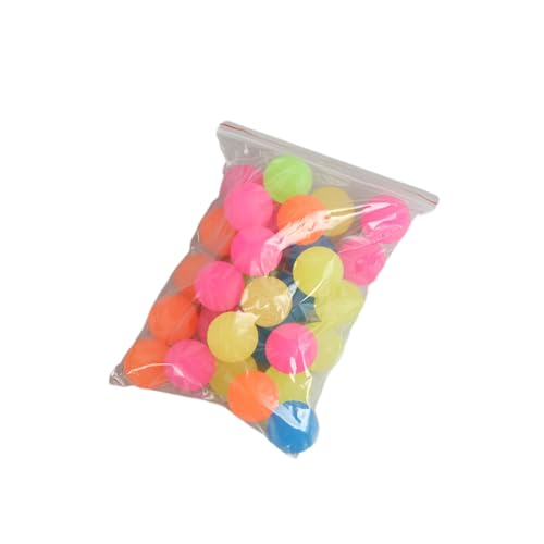 Abaodam 20St Springender Ball für kinderspielzeug Toys for geburtstagsmitgebsl hühner Kid Toys Fluoreszierende Kugel Gummiball Kinderbälle von Abaodam