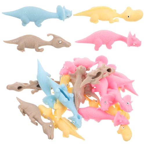 Abaodam 20Stücke Dehnbares Dinosaurier Schleuder für Stressabbau Fingerspielzeug Lustiges Partyzubehör Zufälligen Designs für Dinosaurier Mottopartys Abaodam 20Stücke Dehnbares Dinosaurier Schleuder für Stressabbau Fingerspielzeug Lustiges Partyzubehör Zufälligen Designs für Dinosaurier Mottopartys von Abaodam