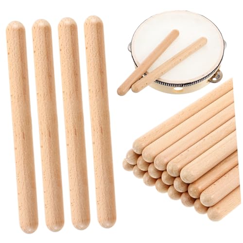 Abaodam 20Stücke Holz Rhythmus Sticks Musikinstrumente für Rhythmus und Kreativität für Kleinkinder und Vorschulkinder Abaodam 20Stücke Holz Rhythmus Sticks Musikinstrumente für Rhythmus und Kreativität für Kleinkinder und Vorschulkinder von Abaodam