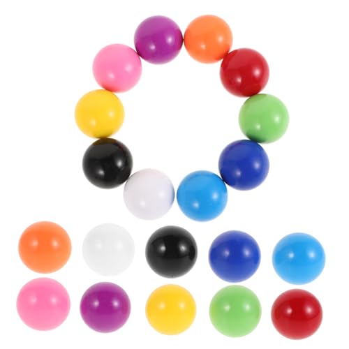 Abaodam 20 Stück Farbige Plastikbälle für Kinder Robuste Spielzeuge Zählbälle für Mathematik Ersatzbälle für Ball Drop Spielzeug Vielseitige Lernmaterialien von Abaodam