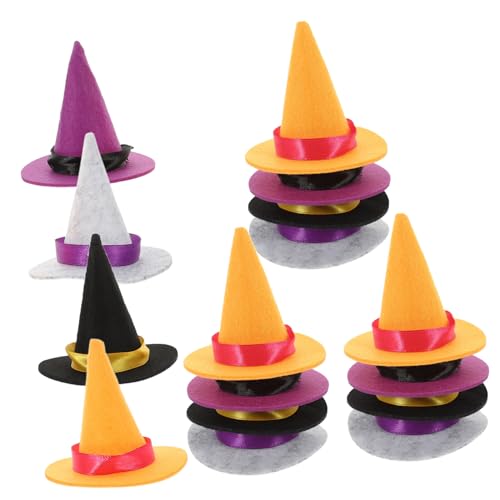 Abaodam 20Stücke Mini Hexenhüte Kleine Bastelhüte für Puppenhäuser Halloween Dekoration für Kreative DIY Projekte und Puppenhaus Style Abaodam 20Stücke Mini Hexenhüte Kleine Bastelhüte für Puppenhäuser Halloween Dekoration für Kreative DIY Projekte und Puppenhaus Style von Abaodam