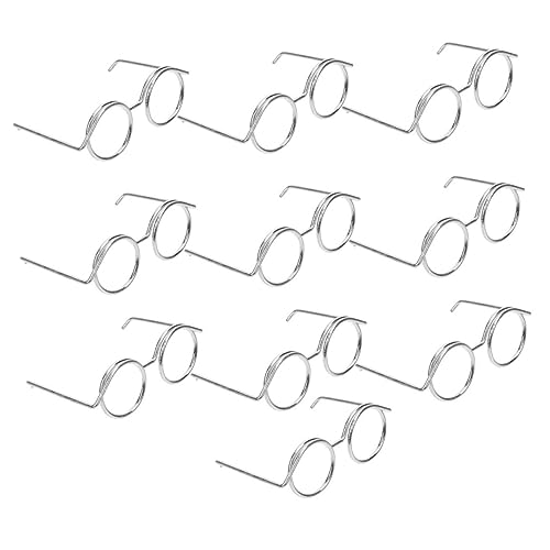 Abaodam 20 Stücke Kleiner Puppenbrillenrahmen Metall Linsenlos Puppenbrille Zubehör für Kreative Ankleide und Spielzeuge Abaodam 20 Stücke Kleiner Puppenbrillenrahmen Metall Linsenlos Puppenbrille Zubehör für Kreative Ankleide und Spielzeuge von Abaodam