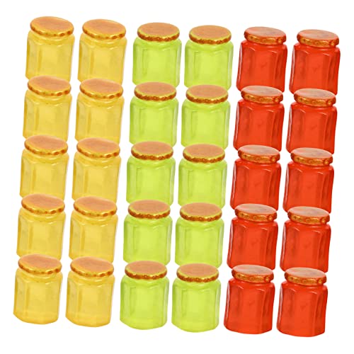 Abaodam Miniatur-marmeladenglas- -Set 30-teilig Mini-Glas-Modell für Spielhaus-Spielzeug und Garten- Abaodam Miniatur-marmeladenglas- -Set 30-teilig Mini-Glas-Modell für Spielhaus-Spielzeug und Garten- von Abaodam