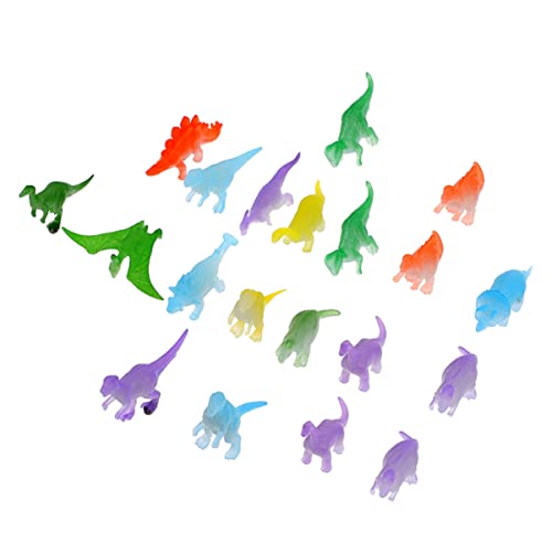 Abaodam Im Dunkeln Leuchtende Dinosauriermodelle Realistische Details 20 Dinosaurierfiguren Für Klassenzimmerpreise Zufälliger Stil von Abaodam