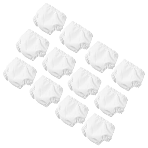 Abaodam 20st Puppenhöschen Puppenwagen Mädchen Klein Höschen Für Puppe Unterhose Für Babypuppen Zubehör Für Babypuppen Puppenkleidung Puppenunterhose Stoff Weiß Abaodam 20st Puppenhöschen Puppenwagen Mädchen Klein Höschen Für Puppe Unterhose Für Babypuppen Zubehör Für Babypuppen Puppenkleidung Puppenunterhose Stoff Weiß von Abaodam