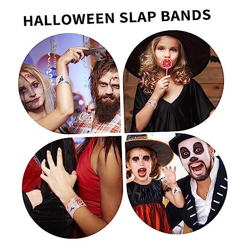 Abaodam 20stücke Halloween Schnapparmbänder Für Mädchen Bunte Slap Bracelets Als Party Mitgebsel Und Für Geburtstagsfeiern Festival-dekoration Und Spielpreise von Abaodam