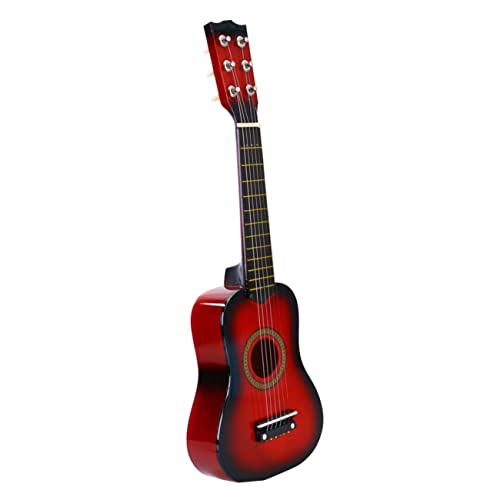 Abaodam Sichere Kindergitarre Aus Holz – 23 Zoll Mini-gitarrenspielzeug Musikinstrumente Für Kinder Kreativität von Abaodam
