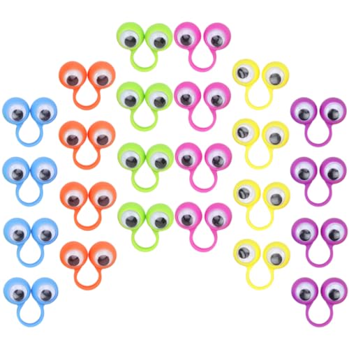 Abaodam 24 Stück Augen Fingerpuppen Ringe Bunte Fingerpuppen für Rollenspiele Geschichtenerzählen und Eltern Junge Mädchen Spiele für Partys und Kreative Aktivitäten Abaodam 24 Stück Augen Fingerpuppen Ringe Bunte Fingerpuppen für Rollenspiele Geschichtenerzählen und Eltern Junge Mädchen Spiele für Partys und Kreative Aktivitäten von Abaodam
