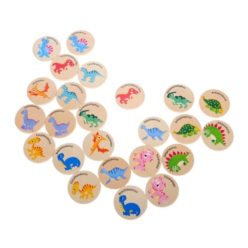 Abaodam 24 Stück Dinosaurierkognitive Toys Kleine Dinosaurier-spielzeuge Kleinkindspiele Passendes Memory-Spiel Vorschullernaktivitäten Kindergarten Lernspiele Konzentrationsspiel Holz Abaodam 24 Stück Dinosaurierkognitive Toys Kleine Dinosaurier-spielzeuge Kleinkindspiele Passendes Memory-Spiel Vorschullernaktivitäten Kindergarten Lernspiele Konzentrationsspiel Holz von Abaodam