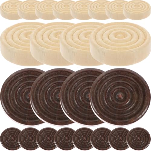 Abaodam 24 Stück Holz-Dame-Stücke Nur Holz-Schachstücke Dame-Brettspiel Backgammon-Stück Ersatz-Spielstück Abaodam 24 Stück Holz-Dame-Stücke Nur Holz-Schachstücke Dame-Brettspiel Backgammon-Stück Ersatz-Spielstück von Abaodam