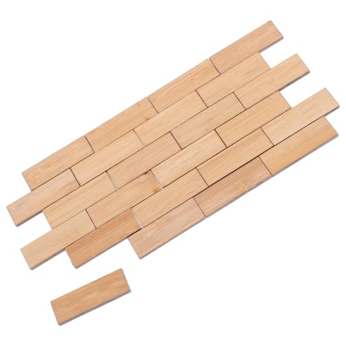 Abaodam 24 Stück Modell zur Bodenmontage für kinderspielzeug Dollhouse Accessories Toys Children Toys Miniaturmöbel und Accessoires Miniaturdiele zum Basteln Bambus Abaodam 24 Stück Modell zur Bodenmontage für kinderspielzeug Dollhouse Accessories Toys Children Toys Miniaturmöbel und Accessoires Miniaturdiele zum Basteln Bambus von Abaodam