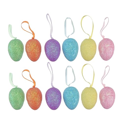 Abaodam 24 Stück Ostereier matschige Spielzeuge Eierhalter Babyspielzeug Spielzeugautos Karikatur easter bunny easter eggs osterleckereien Osterei-Foto-Requisiten Osterei-Verzierung Schaum von Abaodam