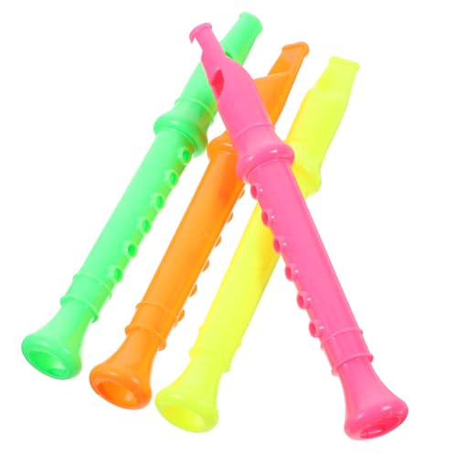Abaodam 24 Stück Pfeifen Flöte Musikinstrumente Bunte Pfeifen für für Geburtstage und Feiertage Zufällige Farbe Zufällige Farbe von Abaodam