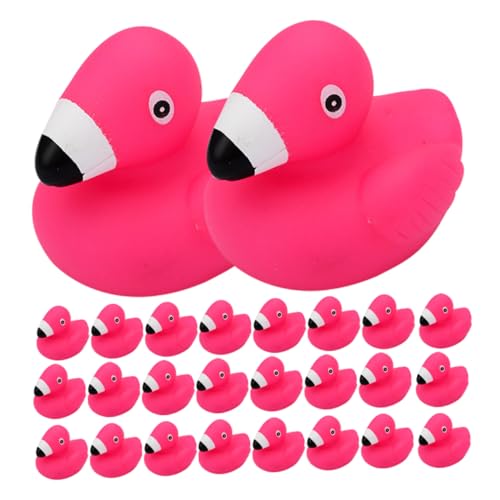 Abaodam 24 Stück Quietschende Cartoon-Flamingo-Tier Für Dusche, Badewanne, Schwimmendes Flamingo-Spielzeug Für Kinder, Badespielzeug Abaodam 24 Stück Quietschende Cartoon-Flamingo-Tier Für Dusche, Badewanne, Schwimmendes Flamingo-Spielzeug Für Kinder, Badespielzeug von Abaodam