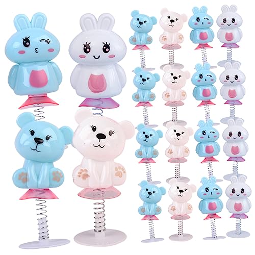 Abaodam 24 Stück Teiliges Cartoon Hase Bär Springspielzeug Bunte Niedliche Druck und Sprungfiguren für Glatte Sichere Oberfläche Lustiges Kinderspielzeug für Drinnen und Zufällige Farbe Abaodam 24 Stück Teiliges Cartoon Hase Bär Springspielzeug Bunte Niedliche Druck und Sprungfiguren für Glatte Sichere Oberfläche Lustiges Kinderspielzeug für Drinnen und Zufällige Farbe von Abaodam