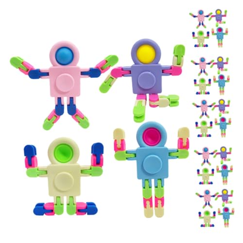 Abaodam 24 Stück Teiliges Fidget Abnehmbarer Roboterkreisel Stressabbauendes Pädagogisches Drehspielzeug für Büro und Fördert Kreativität und Entspannung Abaodam 24 Stück Teiliges Fidget Abnehmbarer Roboterkreisel Stressabbauendes Pädagogisches Drehspielzeug für Büro und Fördert Kreativität und Entspannung von Abaodam