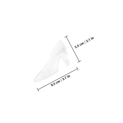 Abaodam 24 Stück Teiliges Kristallschuh Transparent Elegante Miniatur Schuhe Kunsthandwerk Wohn Bürodekoration Multifunktional Gefertigt von Abaodam