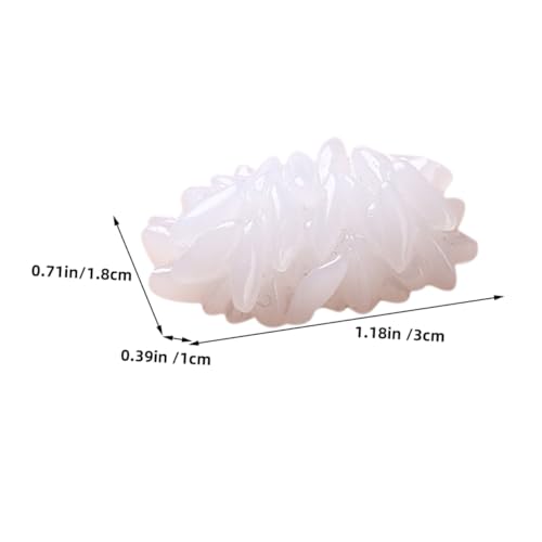 Abaodam 24 Stück Teiliges Künstlicher Reiskörner Realistisch Nachgebildet Glänzend Lebensmittelecht Lifelike Rice Model Deko Food Photo Prop Fake Rice Ornaments für Fotografie Bildung Abaodam 24 Stück Teiliges Künstlicher Reiskörner Realistisch Nachgebildet Glänzend Lebensmittelecht Lifelike Rice Model Deko Food Photo Prop Fake Rice Ornaments für Fotografie Bildung von Abaodam