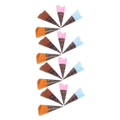 Abaodam 24 Stück Teiliges Mini Eiscreme Realistische Dessert Deko Künstliche Eistüten für DIY Basteln Puppenhaus Zubehör Fotorequisiten und Party Dekoration Abaodam 24 Stück Teiliges Mini Eiscreme Realistische Dessert Deko Künstliche Eistüten für DIY Basteln Puppenhaus Zubehör Fotorequisiten und Party Dekoration von Abaodam