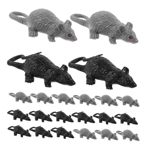 Abaodam 24stücke Realistische Falsche Maus Streich Spielzeug Figuren Für Neuheit Halloween Witze Streich Dekoration Trick Spielzeug Abaodam 24stücke Realistische Falsche Maus Streich Spielzeug Figuren Für Neuheit Halloween Witze Streich Dekoration Trick Spielzeug von Abaodam