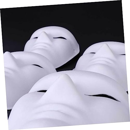Abaodam 24 Stück Teiliges Vollgesichts DIY Papiermasken für Halloween und Cosplay Weiße Unbemalte Papiermasken mit Elastischem Band Atmungsaktive Hip Hop Tanz und für Erwachsene Männlich Abaodam 24 Stück Teiliges Vollgesichts DIY Papiermasken für Halloween und Cosplay Weiße Unbemalte Papiermasken mit Elastischem Band Atmungsaktive Hip Hop Tanz und für Erwachsene Männlich von Abaodam