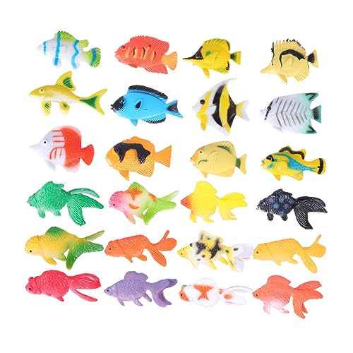Abaodam 24 Stück tropisches Fischspielzeug geschirrset meerestiere Figuren Spielzeugset für pädagogische Zwecke Spielzeugset für Wildtiere Lernspielzeug für Abaodam 24 Stück tropisches Fischspielzeug geschirrset meerestiere Figuren Spielzeugset für pädagogische Zwecke Spielzeugset für Wildtiere Lernspielzeug für von Abaodam