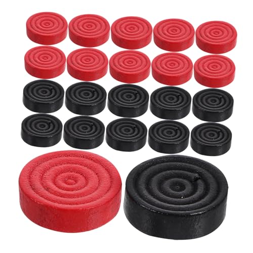 Abaodam 24 Stücke Dame Schachfiguren Backgammon groß beidseitig Ersatz Prüfer holzspielsachen Board Games spielchips Taktikspiel Schach für Brettspiel Schachbrett Schach Kiefernholz Abaodam 24 Stücke Dame Schachfiguren Backgammon groß beidseitig Ersatz Prüfer holzspielsachen Board Games spielchips Taktikspiel Schach für Brettspiel Schachbrett Schach Kiefernholz von Abaodam