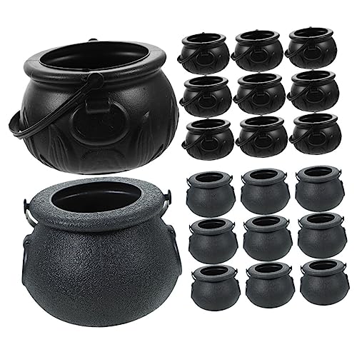 Abaodam 24 Stücke Geschirr Große Halloween Kessel Halloween Candy Groß Pp Eimer Schwarz Abaodam 24 Stücke Geschirr Große Halloween Kessel Halloween Candy Groß Pp Eimer Schwarz von Abaodam