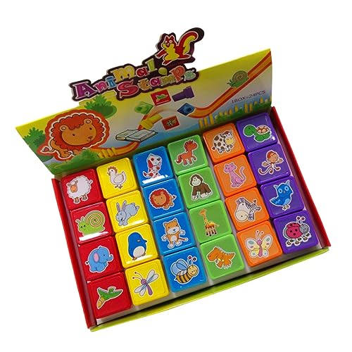 Abaodam 24-teiliges Robbenspielzeug Für Kinder Neuartige Tierstempel Umweltfreundliche Scrapbook-Stempel Für Kreatives Spielen Abaodam 24-teiliges Robbenspielzeug Für Kinder Neuartige Tierstempel Umweltfreundliche Scrapbook-Stempel Für Kreatives Spielen von Abaodam