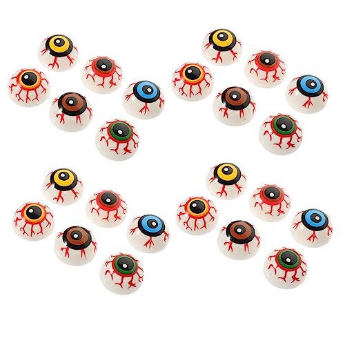 Abaodam Halloween Dekoration 24st Halloween-augäpfel Vereiteln Kostüm Halloween Diy Streich Kessel Halloween Costume Idea Halloween Halloween- - Halloween-verzierung Plastik von Abaodam