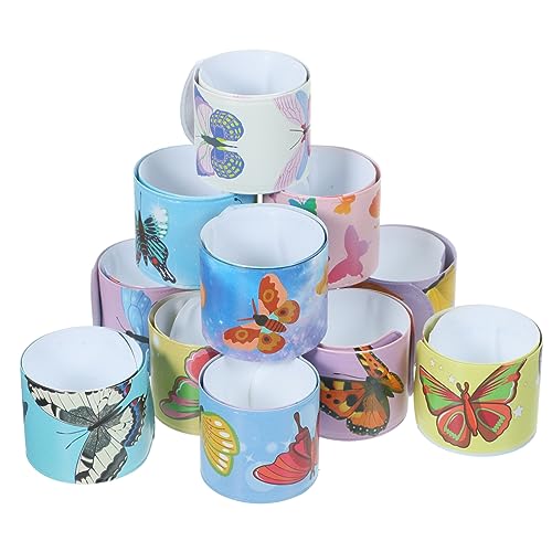 Abaodam 24St Schlagringe kindergeburtstags mitgebsel spaß Cartoon-Schnapparmband funny presents funny Schmetterlingsparty Flügel Armband für Schlagarmbänder Masse PVC Abaodam 24St Schlagringe kindergeburtstags mitgebsel spaß Cartoon-Schnapparmband funny presents funny Schmetterlingsparty Flügel Armband für Schlagarmbänder Masse PVC von Abaodam