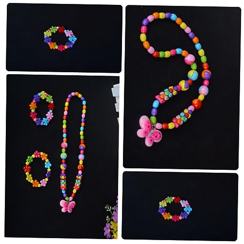 Abaodam Buntes Acrylperlen-Spielzeug 550-teiliges Schmuckherstellungsset Für Jungen Und Perlen Zur Herstellung Von Halsketten Und Armbändern Abaodam Buntes Acrylperlen-Spielzeug 550-teiliges Schmuckherstellungsset Für Jungen Und Perlen Zur Herstellung Von Halsketten Und Armbändern von Abaodam