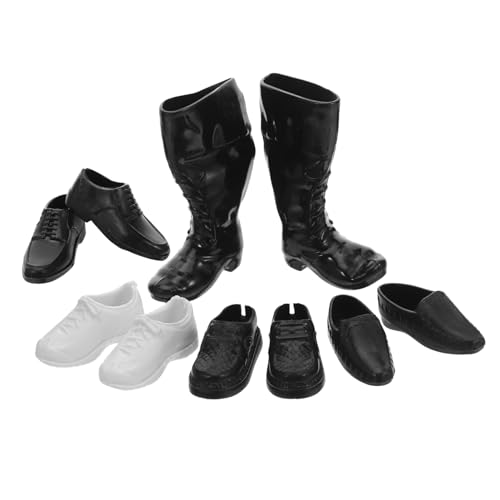 Abaodam 25 Paare Puppenverkleidungsschuhe Mini-Schuhe Puppenhausschuhe Schuhe Puppe Puppe Dekore Plastik Schwarz Abaodam 25 Paare Puppenverkleidungsschuhe Mini-Schuhe Puppenhausschuhe Schuhe Puppe Puppe Dekore Plastik Schwarz von Abaodam