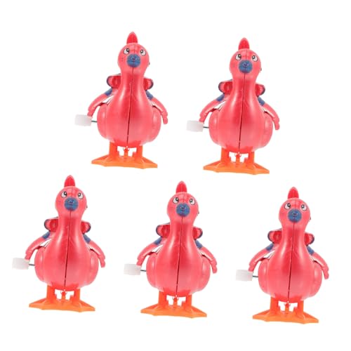 Abaodam 25 STK Spielzeug Für Kinder Hühnchen-Spielzeug Zum Springen Tierspielzeug Aufziehen Ostern-hähnchen-Figur Kinder Spielset Tierische Desktop-verzierung Hase Plastik Schmücken von Abaodam