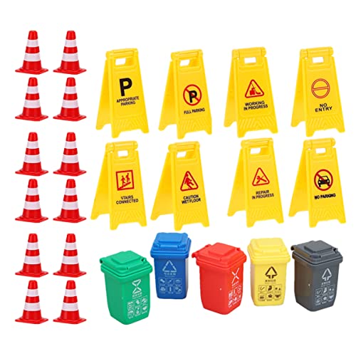 Abaodam Pädagogisches Zeichenspielzeug Für Kleinkinder 25 Stück Mini-straßenbarrieren-Spielzeug Leitkegel Und Verkehrszeichen Abaodam Pädagogisches Zeichenspielzeug Für Kleinkinder 25 Stück Mini-straßenbarrieren-Spielzeug Leitkegel Und Verkehrszeichen von Abaodam