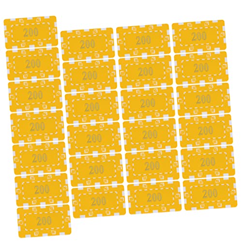Abaodam 25St runde Chips Bingo-Spiel Zählscheibenmarkierungen Spielzeug für Kinder kinderspielzeug Spielzeuge Spielchips zählen Lernen Poker-Spielchips Quadrat Währung Mahjong Säule Abs von Abaodam