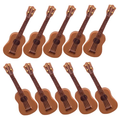 Abaodam 25Stücke Miniaturgitarren Vintage Puppenhaus Musikinstrumente Dekoration für Häuser Kreative Sammlerstücke Realistische Gitarre für Heimwerker und Deko Projekte Abaodam 25Stücke Miniaturgitarren Vintage Puppenhaus Musikinstrumente Dekoration für Häuser Kreative Sammlerstücke Realistische Gitarre für Heimwerker und Deko Projekte von Abaodam