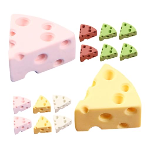 Abaodam 25 Stücke Pretend Spielen Käse Modelle Gefälschte Käse Dekorationen Für Miniatur Fotografie Requisiten von Abaodam