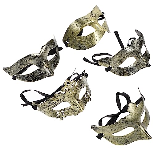 Abaodam 25stücke Retro Halbmaske Für Erwachsene Kreative Halloween Und Karnevalsdekoration Für Maskenbälle Kostümpartys Und Festivals Verschiedene Designs Und Vintage-stil von Abaodam