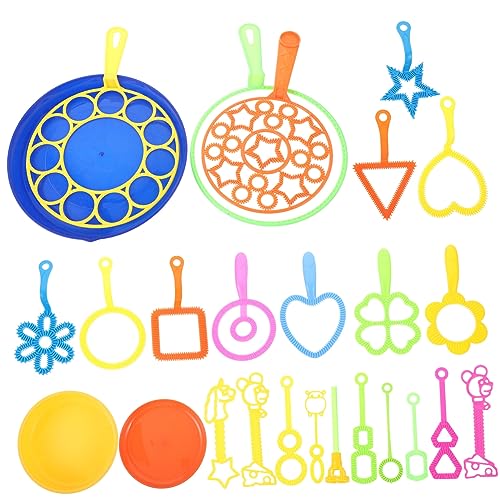 Abaodam Seifenblasengebläse Für Kinder 26-teiliges Seifenblasen-Set Große Seifenblasen-spielzeuge Zum Spielen Zufällige Farbe von Abaodam