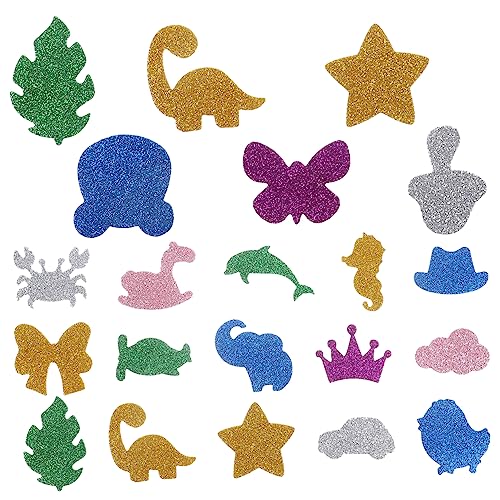 Abaodam 28 Stücke Glitter Schaum Aufkleber Glitter Aufkleber Eva Schaum Aufkleber Für Glänzende Aufkleber Abaodam 28 Stücke Glitter Schaum Aufkleber Glitter Aufkleber Eva Schaum Aufkleber Für Glänzende Aufkleber von Abaodam