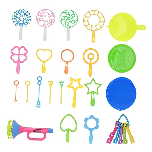 Abaodam 29 Stück 1 Set Seifenblasen Wasserspielzeug Seifenblasenstäbe Kinderspielzeug Seifenblasenherstellungsstäbe Kinderzubehör Lustiges Kinderspielzeug von Abaodam