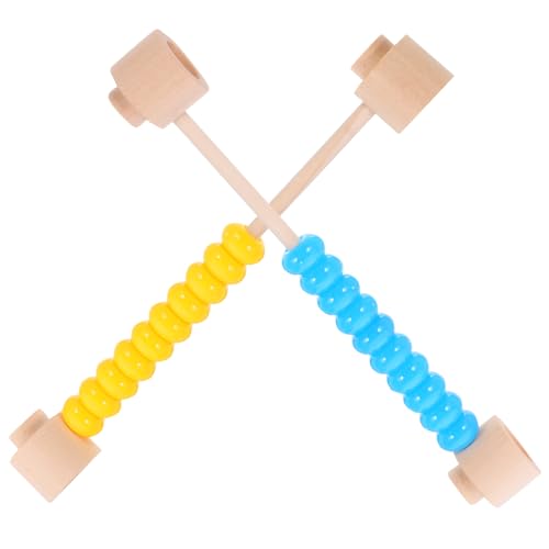 Abaodam 2Pcs Fleißiger Brettabakus entwicklung kindliche entwicklung Lernspielzeug Kid Toys kleinkindspielzeug Mathe-Lernwerkzeug Mathe lehnender Abakus Lehrmittel zählen Plastik von Abaodam
