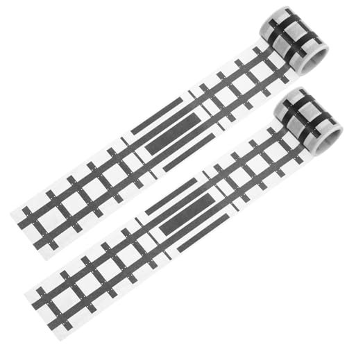 Abaodam 2Rollen DIY Eisenbahnstraßen Aufkleber Verkehrsstraßen Tape für Selbstklebend Leicht Abziehbar Fördert Lernen und Verkehrswissen für Kreative Abaodam 2Rollen DIY Eisenbahnstraßen Aufkleber Verkehrsstraßen Tape für Selbstklebend Leicht Abziehbar Fördert Lernen und Verkehrswissen für Kreative von Abaodam