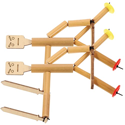 Abaodam 2Sätze Bambus Puppenkit DIY Handwerksbedarf Für Interaktives Kreativität Und Robustes Material Für Stundenlangen Spielspaß von Abaodam