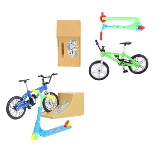 Abaodam 2Sätze Faltbares Roller Bike Kit für Fingerspielzeuge Handspielzeug mit Skateboard und Fingerbike Brettspielzeug Kreativität und Konzentration Abaodam 2Sätze Faltbares Roller Bike Kit für Fingerspielzeuge Handspielzeug mit Skateboard und Fingerbike Brettspielzeug Kreativität und Konzentration von Abaodam